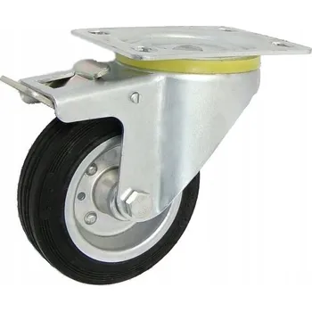 Pojezdové kolečko Kolečko 80 mm otočné s brzdou, nosnost 60 kg/ks