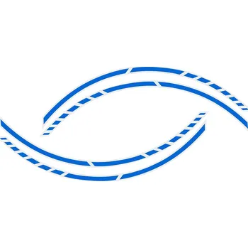 Foliatec samolepící linka na obvod kola Racing, GT modrá