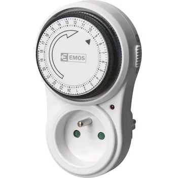 Spínací hodiny Zásuvka Emos spínací mechanicky TF - 16