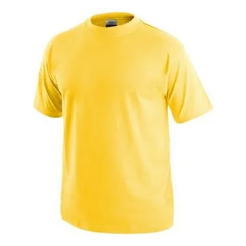 Tričko s krátkým rukávem DANIEL, žluté, vel. XL