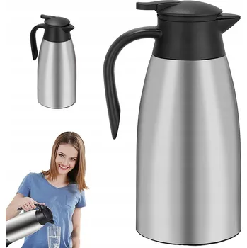 Termoska na nápoje Bedee 2 l stříbrná