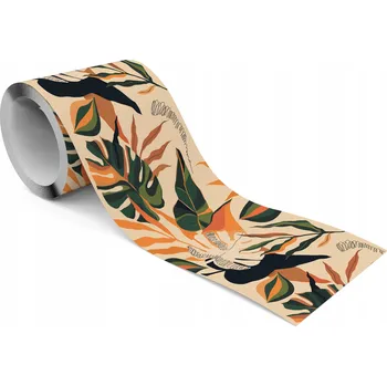 Fototapeta Dekorativní Bordura Bordura na Tapety Tropické Listy MONSTERY Abstrakce