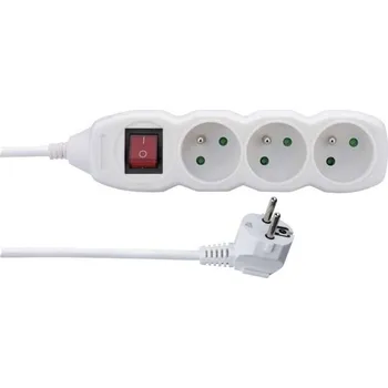 Prodlužovací kabel Přívod prodlužovací EMOS s vypínačem a 3 zásuvkami – 3 m