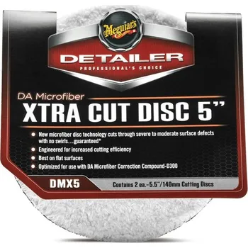 Meguiar's DA Microfiber Xtra Cut Disc 5", 2ks