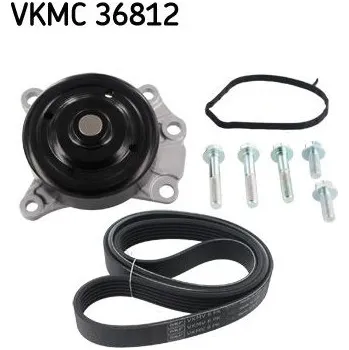 Vodní pumpa + klínový žebrový řemen SKF VKMC 36812
