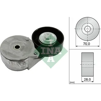 Napínák, žebrovaný klínový řemen INA 534 0813 10