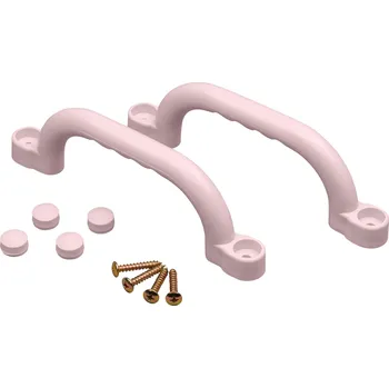 Doplněk pro dětské hřiště Swing King Plastové madlo 2ks pastelově růžové