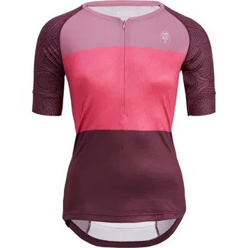cyklistický dres Dámský dres Silvini Stabina plum-fuchsia one M