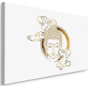 Obraz Obraz Na Plátně Buddha Mraky Obličej Dekorace 30x20