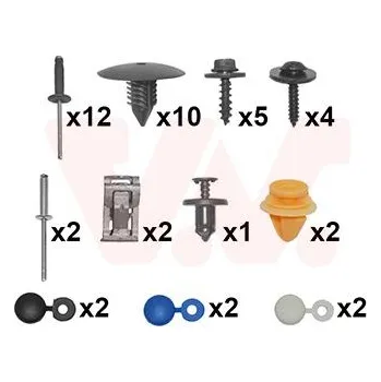 Karosérie Montážní sada, nárazník VAN WEZEL 4407794