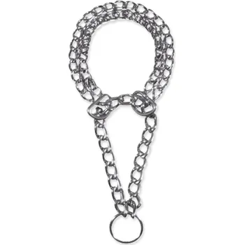Obojek pro psa Obojek Trixie polostahovací řetěz dvouřadý 50cmx2,5mm