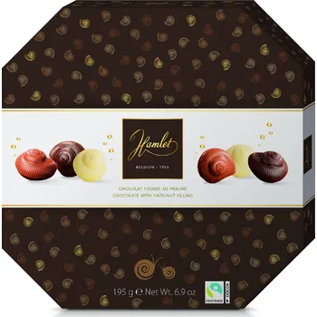 Čokoláda Belgické pralinky Hamlet - Šneci směs, 195 G