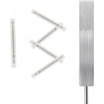 Odstranitelné tetování JEHLA NA TETOVÁNÍ 13F (0,35 mm) ~BLISTR 5 ks~