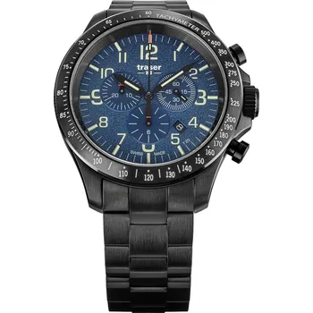 Hodinky Traser H3 109462 P67 Officer chrono blue steel 46mm 10ATM