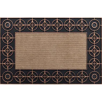 Rohožka UNIVERZÁLNÍ PROTISKLUZOVÁ ROHOŽKA 45x70 GUMA KOLA hnědá #BH021