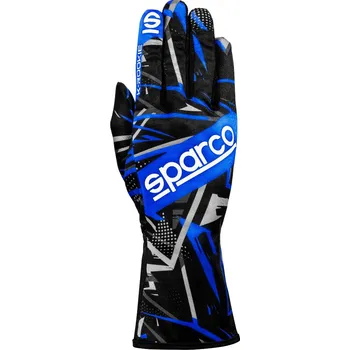Rukavice Kartingové rukavice Sparco K-ROOKIE, barva: černo-modrá, velikost: 7