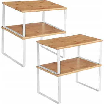 Kuchyňské police organizér na pracovní desku do skříňky 4 ks