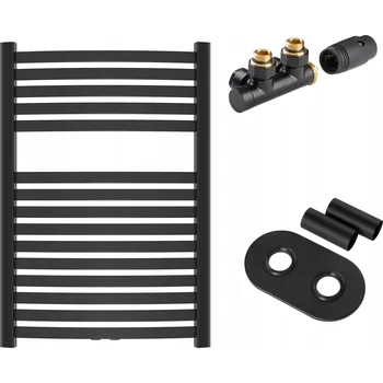 Radiátor Elektrický koupelnový radiátor Invena 404 W 540 x 800 mm černý