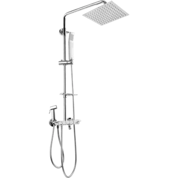 Sprchový set JB Sanitary Sprchová sestava s KLÁVESOVOU baterií, rozteč 150mm, hlava 20x20cm, s příslušenstvím