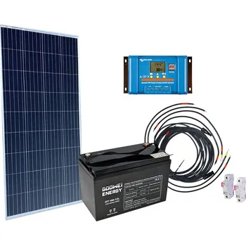solární set Solární sestava Victron Energy 175Wp, baterie Goowei Energy 100Ah