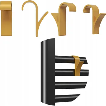 Věšák Háček bez vrtání Granitan zlatý