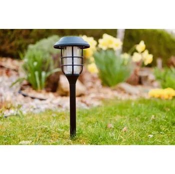 Happy Green Solární lucerna černá/transparentní