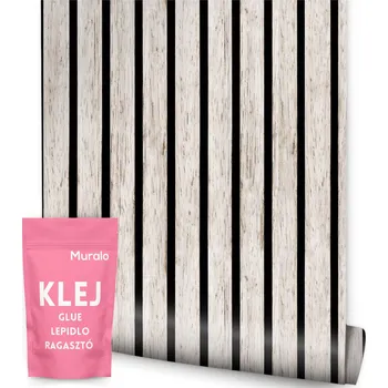 Fototapeta Tapeta LAMELY DŘEVO Imitace PRKEN 3D Do Obýváku