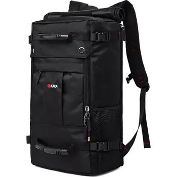 Městský batoh Kaka turistický outdoor batoh Delvin Černý 40L