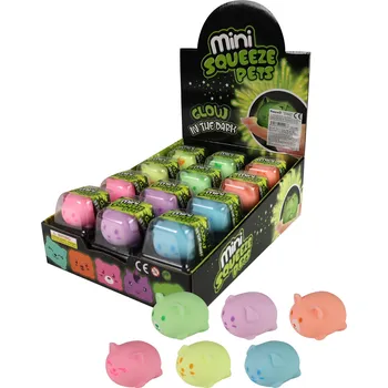 POP IT Rappa Antistresový míček zvířátko svítící ve tmě