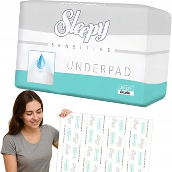 Podložka pro přebalování v plátcích SLEEPY 60 cm x 90 cm 30 ks