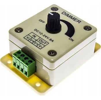 vypínač Dotykový spínač pro LED pásky a moduly, stmívač 8A 12V/24V DC