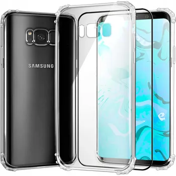 Pouzdro na mobilní telefon Zadní Kryt Hello Case pro Samsung Galaxy S8 bezbarvý