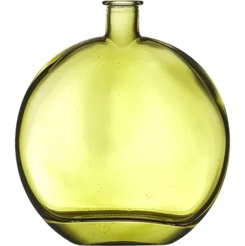 Váza Nábytek Pegas Zelená skleněná váza Lerco