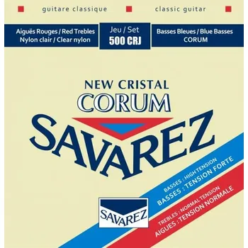Příslušenství pro strunný nástroj Savarez 500CRJ New Cristal Corum Mixed Tension + prodloužená záruka 3 roky