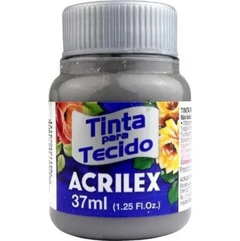 Speciální výtvarná barva Acrilex Barva na textil 37ml - šedá 933