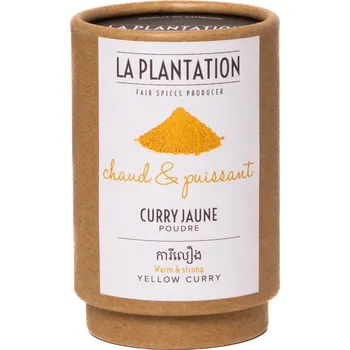 Koření La Plantation Khmerské žluté kari (Yellow Khmer Curry) 50g tubus