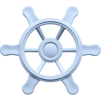 Doplněk pro dětské hřiště Swing King Kormidlo PIRATE pastelově modré
