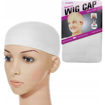 Paruka Paruka polodlouhé syntetické vlasy bílá Deluxe dámská