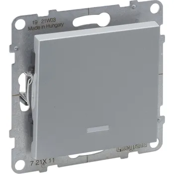 vypínač LEGRAND Spínač SUNO 721311 č.1 hliník 721311