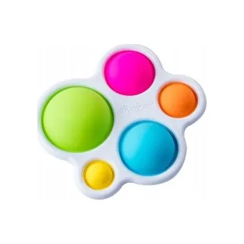 Hračka pro nejmenší Fat Brain Toys Bubliny Dimpl Senzorická Hračka Montessori 6m+