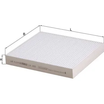 Ventilátor topení a klimatizace Kabinový filtr KNECHT LA 460