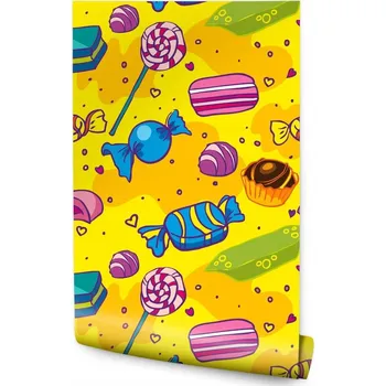 Fototapeta Tapeta pro mládež Barevné sladkosti bonbóny