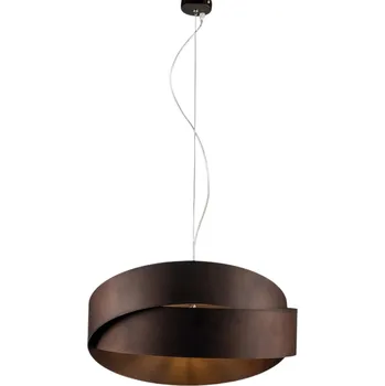 Moderní závěsná lampa Astro, 2x60W, E27, grafitová hnědá