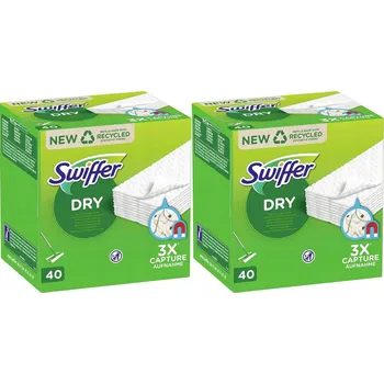 Utěrka Sada Swiffer Dry Utěrky pro sběr prachu z podlah za sucha 2x36 ks