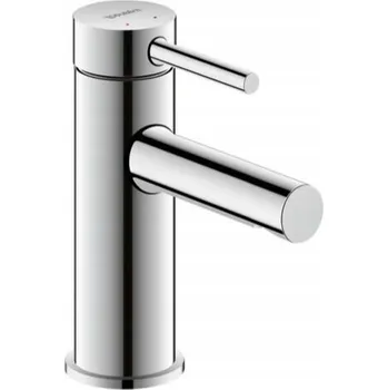 Vodovodní baterie Umyvadlová baterie nástěnná Duravit stříbrná