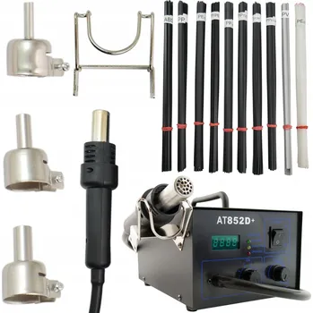 Svářečka Svářečka plastů AT-852 D+ SADA SVAŘOVACÍCH DRÁTŮ 10x100 - mix trojúhelníkových a plochých