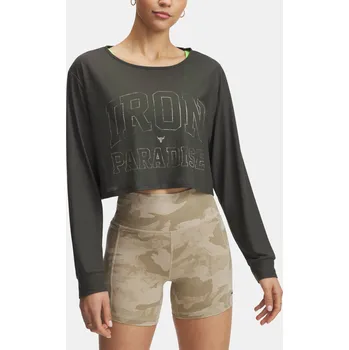 Dámské tričko Dámské tričko Under Armour Pjt Rck IP LS 1389709-310 Zelená LG