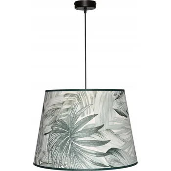 Závěsné svítidlo Lustr E27 STÍNÍTKO 30x40 v28 ZELENÉ LISTY PRIMAVERA