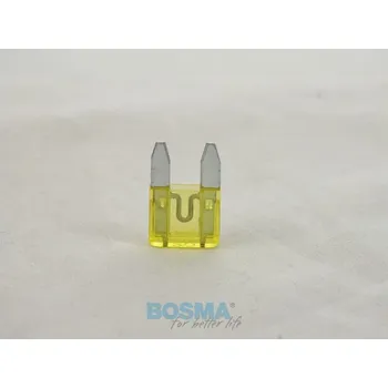 Autopojistky Bosma 2027 Pojistka Mini 10mm 20A, žlutá