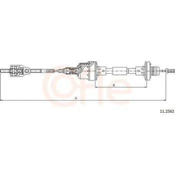 Spojka Tažné lanko, ovládání spojky COFLE 11.2562
